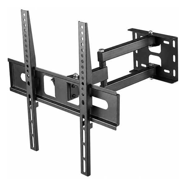 Extendable double-arm TV wall bracket