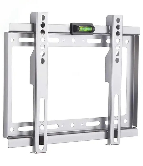 Flat slim TV wall bracket for 22 to 43 inch TVs with spirit level